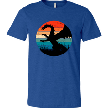 Load image into Gallery viewer, Retro Full Length Dragon, Unisex T-Shirt, Multi Colors, Extended Sizes Available, Free Shipping