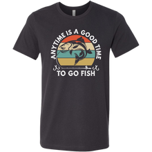 Load image into Gallery viewer, Anytime is a Good Time to Go Fish - Unisex T-Shirt, Extended Sizes, Shipping Included