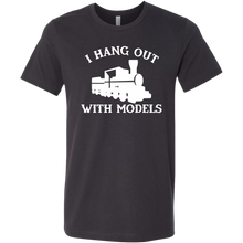 Load image into Gallery viewer, I Hang Out With Models (White) Mens T-Shirt, Multiple Colors, Extended Sizes, Shipping Included