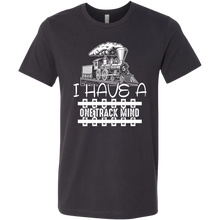Load image into Gallery viewer, One Track Mind (Trains) - Unisex Mens T-Shirt, Multiple Bold Colors, Extended Sizes, Shipping Included