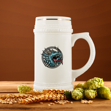 Load image into Gallery viewer, Beer Stein 22oz Ceramic, Multiple Dragon Graphics, Free Shipping
