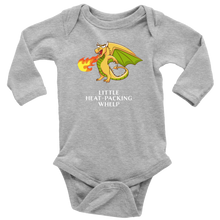 Load image into Gallery viewer, Little Heat Packing Whelp Dragon Long Sleeve Baby Bodysuit, Multi Colors, Free Shipping