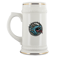 Load image into Gallery viewer, Beer Stein 22oz Ceramic, Multiple Dragon Graphics, Free Shipping