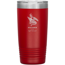 Load image into Gallery viewer, Dragon is My Spirit Animal, 20oz Insulated Travel Tumbler, Multi Colors, Shipping Included