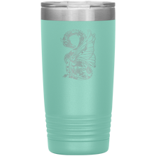 Load image into Gallery viewer, Tattoo Inspired Dragon, 20 oz Insulated Travel Tumbler, Multi Colors, Shipping Included
