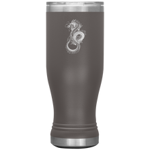 Load image into Gallery viewer, Chinese Art Dragon, 20oz Insulated Boho Tumbler, Laser Etched, Multi Colors, Shipping Included