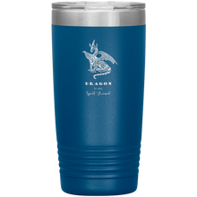 Load image into Gallery viewer, Dragon is My Spirit Animal, 20oz Insulated Travel Tumbler, Multi Colors, Shipping Included