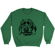 Load image into Gallery viewer, Wirehair Dachshund Unisex Sweatshirt Multi Color Extended Sizes Free Shipping