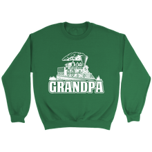 Load image into Gallery viewer, Grandpa Locomotive Unisex Sweat Shirt Multi Colors Extended Sizes Shipping Included