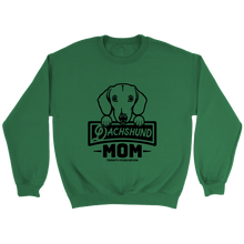 Load image into Gallery viewer, Dachshund Mom Unisex Sweatshirt Multi Color Extended Sizes Free Shipping