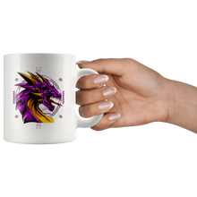 Load image into Gallery viewer, Bold Purple Dragon, 11oz & 15oz Mug Options, Free Shipping