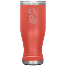 Load image into Gallery viewer, Dragon - Tattoo Inspired, 20 oz Boho Insulated Tumbler, Multi Colors, Shipping Included