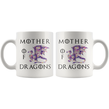 Load image into Gallery viewer, Mother of Dragons, Violets, 11oz & 15oz Mug Options, Free Shipping