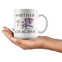 Load image into Gallery viewer, Mother of Dragons, Violets, 11oz & 15oz Mug Options, Free Shipping