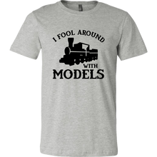 Load image into Gallery viewer, I Fool Around With Models Mens T-Shirt, Multiple Colors, Extended Sizes, Shipping Included
