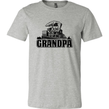 Load image into Gallery viewer, Grandpa Train Lovers Mens T-Shirt, Multiple Colors, Extended Sizes, Shipping Included