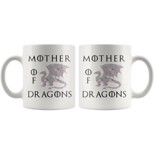 Load image into Gallery viewer, Mother of Dragons, Pastel Floral, 11oz & 15oz Mug Options, Free Shipping