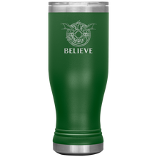 Load image into Gallery viewer, Dragon - BELIEVE, 20 oz Insulated Boho Travel Tumbler, Multi Colors, Shipping Included