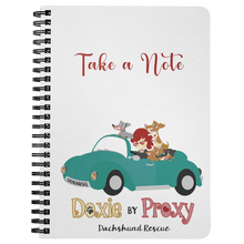 Load image into Gallery viewer, Doxie By Proxy Logo Spiral Notebook, Shipping Included