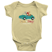 Load image into Gallery viewer, Baby Short Sleeve Body Suit, Unisex, Shower Gift, Doxie By Proxy Logo, Shipping Included