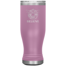 Load image into Gallery viewer, Dragon - BELIEVE, 20 oz Insulated Boho Travel Tumbler, Multi Colors, Shipping Included