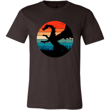 Load image into Gallery viewer, Retro Full Length Dragon, Unisex T-Shirt, Multi Colors, Extended Sizes Available, Free Shipping