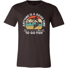 Load image into Gallery viewer, Anytime is a Good Time to Go Fish - Unisex T-Shirt, Extended Sizes, Shipping Included