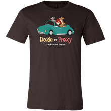 Load image into Gallery viewer, Doxie By Proxy Logo Unisex/Men's T-Shirt, Extended Sizes, Multi Colors, Shipping Included