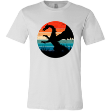 Load image into Gallery viewer, Retro Full Length Dragon, Unisex T-Shirt, Multi Colors, Extended Sizes Available, Free Shipping
