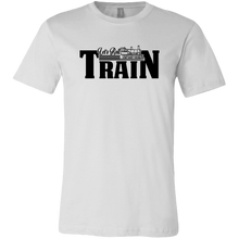 Load image into Gallery viewer, Let's Roll Mens Train T-Shirt, Multiple Colors, Extended Sizes, Shipping Included
