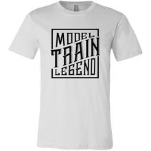 Load image into Gallery viewer, Model Train Legend - Unisex/Men's T-Shirt, Multiple Colors, Extended Sizes, Shipping Included