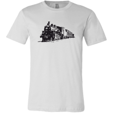 Load image into Gallery viewer, Locomotive Drawing Perspective - Unisex/Men's T-Shirt, Multiple Colors, Extended Sizes, Shipping Included
