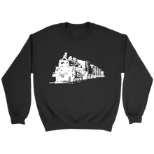 Load image into Gallery viewer, Locomotive Perspective Unisex Sweat Shirt Multi Color Extended Sizes Shipping Included