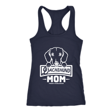 Load image into Gallery viewer, Dachshund Mom Ladies Racerback Tank Multi Colors Free Shipping