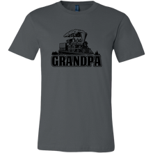Load image into Gallery viewer, Grandpa Train Lovers Mens T-Shirt, Multiple Colors, Extended Sizes, Shipping Included