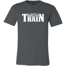 Load image into Gallery viewer, Let's Roll Mens Train T-Shirt, Multiple Colors, Extended Sizes, Shipping Included