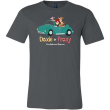 Load image into Gallery viewer, Doxie By Proxy Logo Unisex/Men's T-Shirt, Extended Sizes, Multi Colors, Shipping Included
