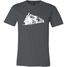 Load image into Gallery viewer, Locomotive Drawing Perspective - Unisex/Men's T-Shirt, Multiple Colors, Extended Sizes, Shipping Included