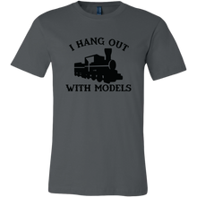 Load image into Gallery viewer, I Hang Out With Models Mens T-Shirt, Multiple Colors, Extended Sizes, Shipping Included