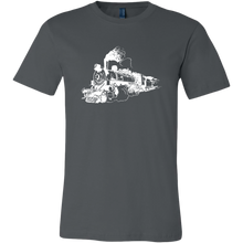 Load image into Gallery viewer, Distressed Steam Train Mens T-Shirt, Multiple Colors, Extended Sizes, Shipping Included