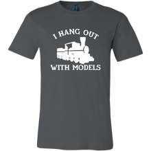 Load image into Gallery viewer, I Hang Out With Models (White) Mens T-Shirt, Multiple Colors, Extended Sizes, Shipping Included