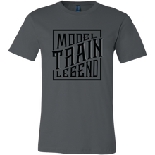 Load image into Gallery viewer, Model Train Legend - Unisex/Men's T-Shirt, Multiple Colors, Extended Sizes, Shipping Included