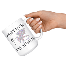 Load image into Gallery viewer, Mother of Dragons, Pastel Floral, 11oz & 15oz Mug Options, Free Shipping