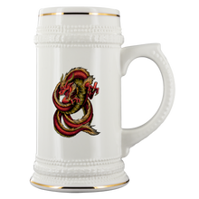 Load image into Gallery viewer, Beer Stein 22oz Ceramic, Multiple Dragon Graphics, Free Shipping