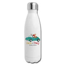 Load image into Gallery viewer, Doxie By Proxy Logo Insulated Stainless Steel Water Bottle 17oz, Shipping Included - white
