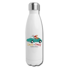 Load image into Gallery viewer, Doxie By Proxy Logo Insulated Stainless Steel Water Bottle 17oz, Shipping Included - white