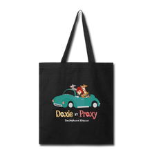 Load image into Gallery viewer, Doxie By Proxy Logo Shopping Tote Bag, Free Shipping - black