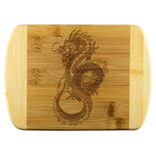 Load image into Gallery viewer, Chinese Art Dragon Bamboo Cutting Board, Two Sizes, Shipping Included