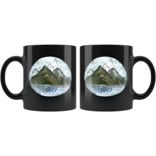 Load image into Gallery viewer, Mountain Lake FATHER 11 oz Black Mug Shipping Included