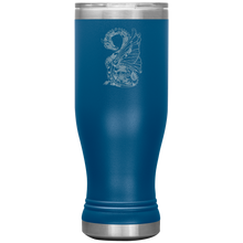 Load image into Gallery viewer, Dragon - Tattoo Inspired, 20 oz Boho Insulated Tumbler, Multi Colors, Shipping Included
